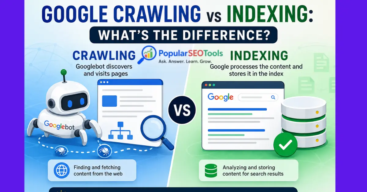 Google Crawling vs Indexing: What’s the Difference?